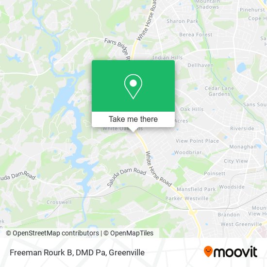 Freeman Rourk B, DMD Pa map