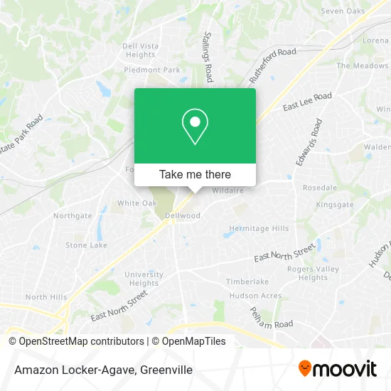 Amazon Locker-Agave map