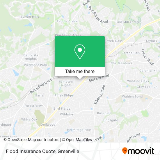 Flood Insurance Quote map