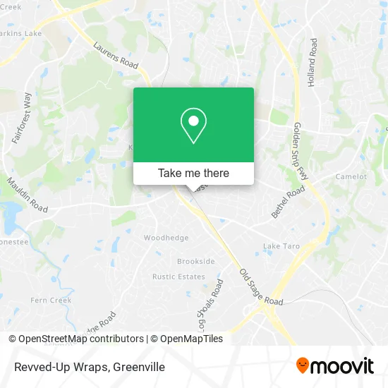 Revved-Up Wraps map
