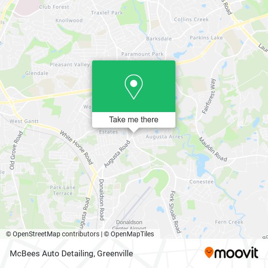 McBees Auto Detailing map