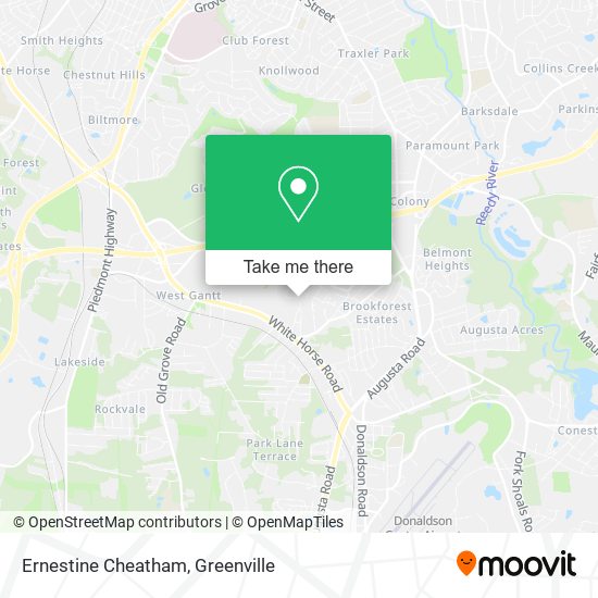 Ernestine Cheatham map