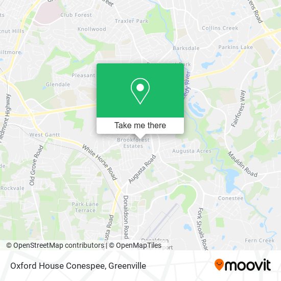 Oxford House Conespee map