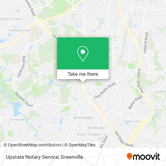 Upstate Notary Service map