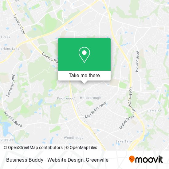 Business Buddy - Website Design map