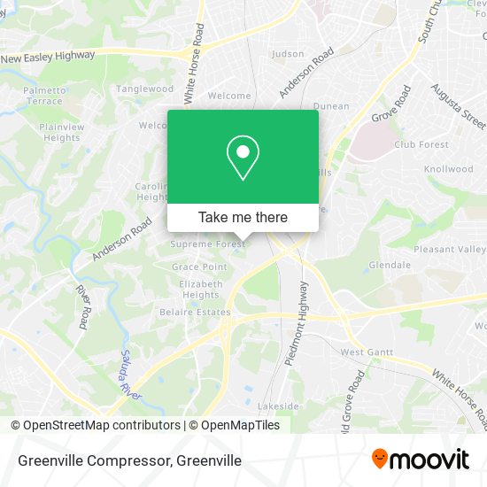 Mapa de Greenville Compressor