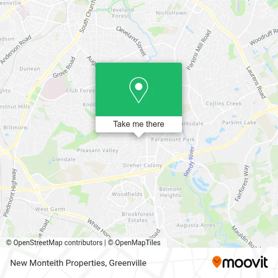 New Monteith Properties map