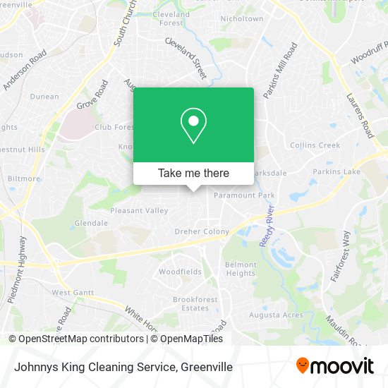 Mapa de Johnnys King Cleaning Service