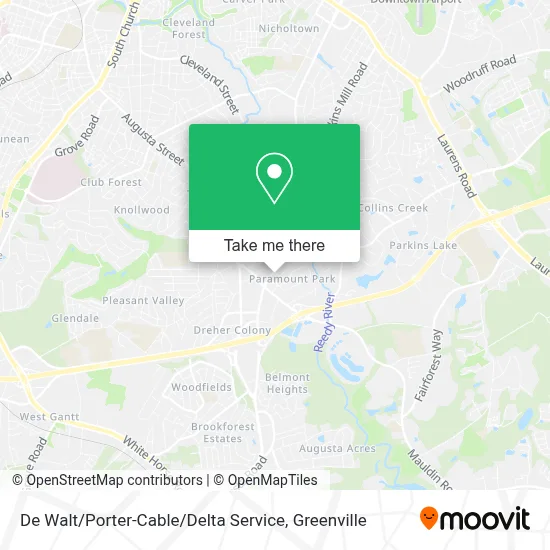 De Walt / Porter-Cable / Delta Service map