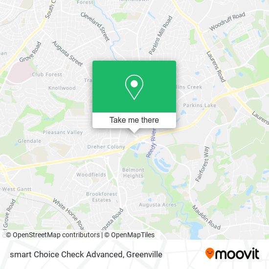 smart Choice Check Advanced map