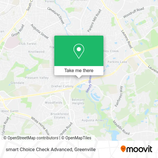 smart Choice Check Advanced map