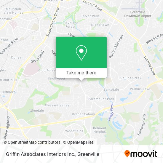 Griffin Associates Interiors Inc. map