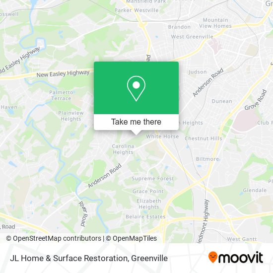 JL Home & Surface Restoration map