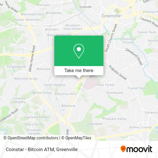 Coinstar - Bitcoin ATM map