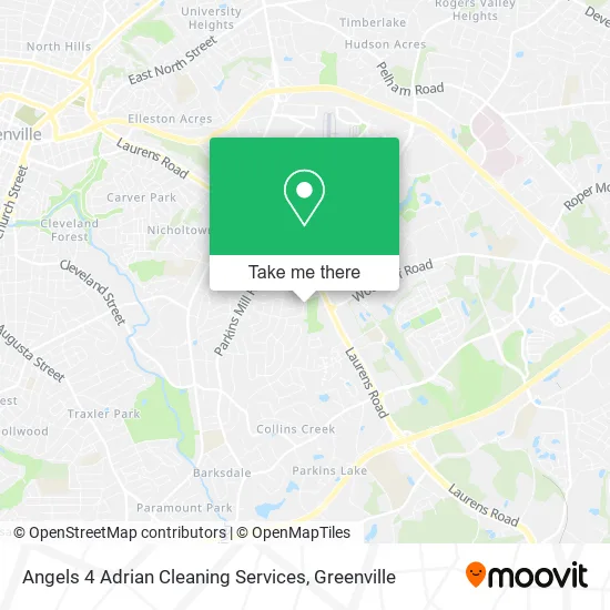 Angels 4 Adrian Cleaning Services map