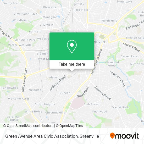 Mapa de Green Avenue Area Civic Association