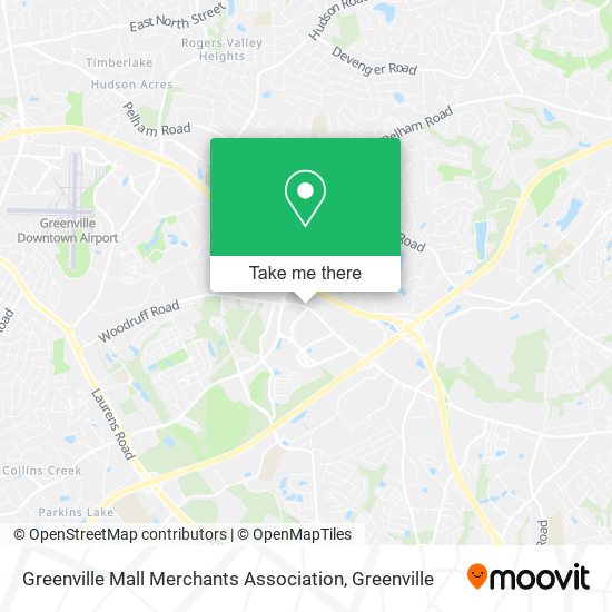 Mapa de Greenville Mall Merchants Association