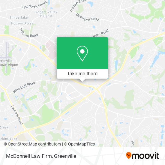 McDonnell Law Firm map