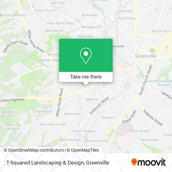 T-Squared Landscaping & Design map