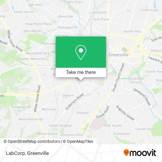 LabCorp map