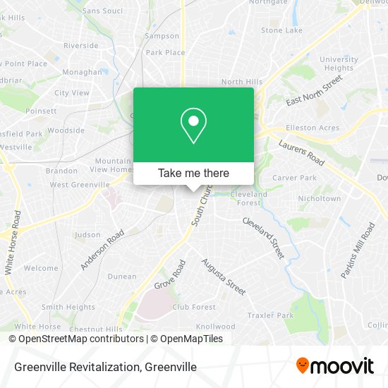 Mapa de Greenville Revitalization