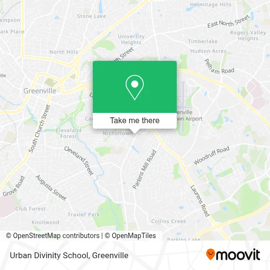 Urban Divinity School map