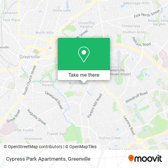 Cypress Park Apartments map
