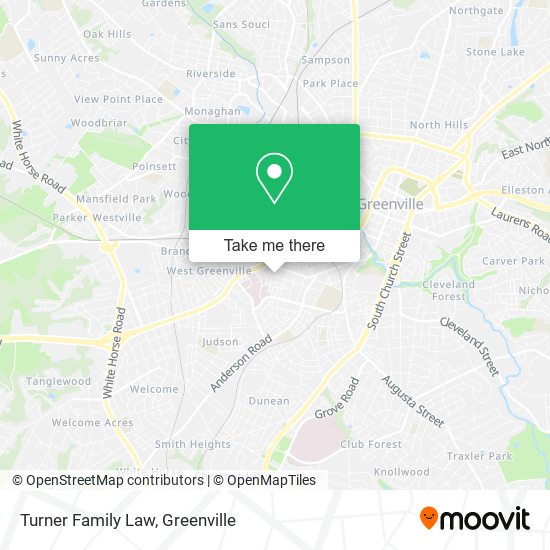 Turner Family Law map