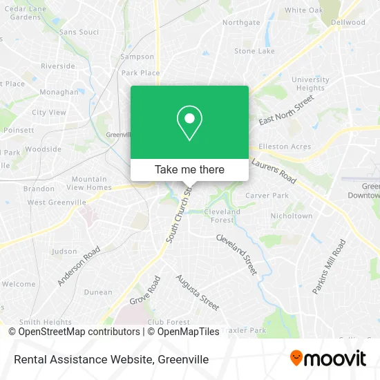 Rental Assistance Website map