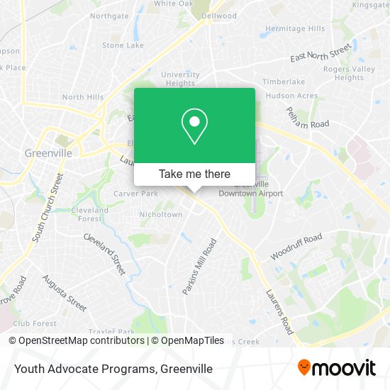 Youth Advocate Programs map