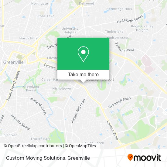 Custom Moving Solutions map