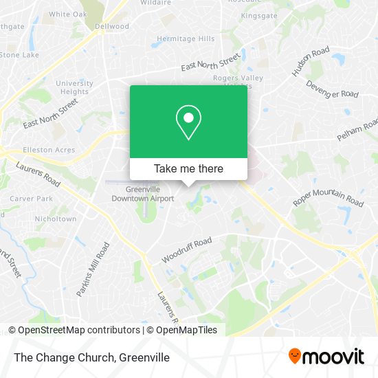 The Change Church map