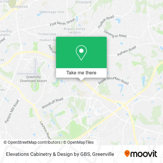 Mapa de Elevations Cabinetry & Design by GBS