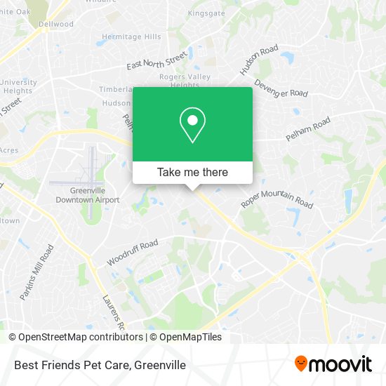 Best Friends Pet Care map