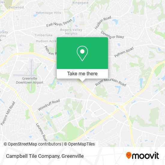 Mapa de Campbell Tile Company