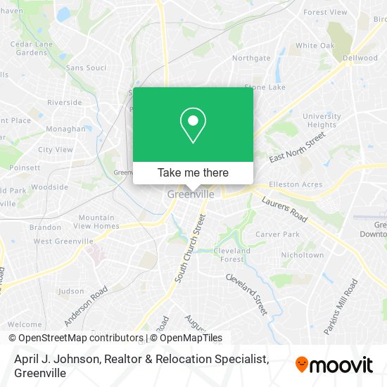 Mapa de April J. Johnson, Realtor & Relocation Specialist