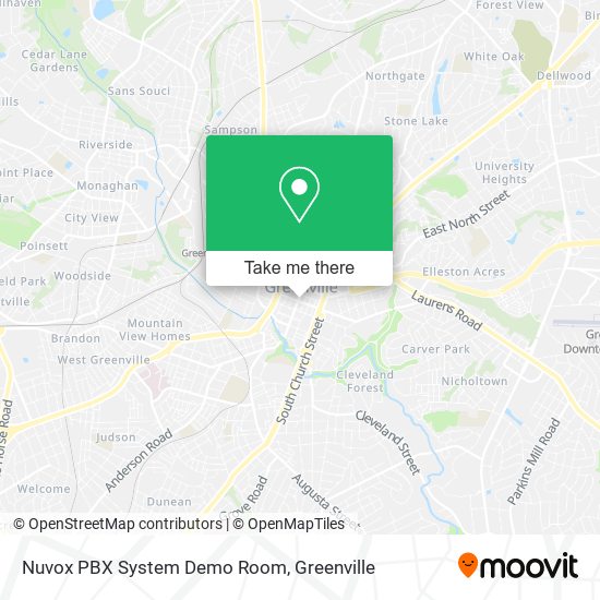 Nuvox PBX System Demo Room map
