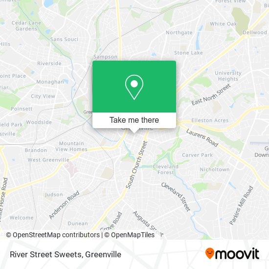 River Street Sweets map