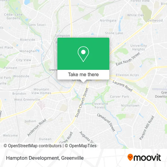 Hampton Development map