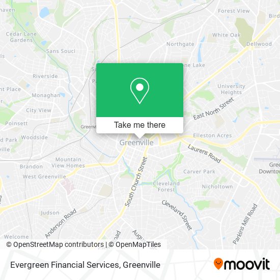 Evergreen Financial Services map