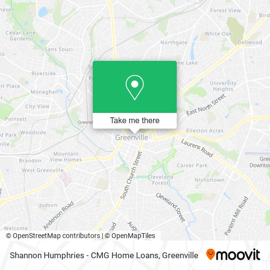 Shannon Humphries - CMG Home Loans map
