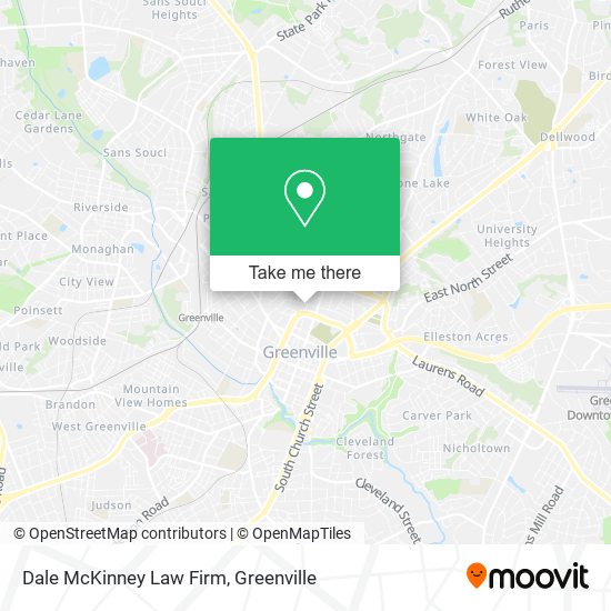 Dale McKinney Law Firm map