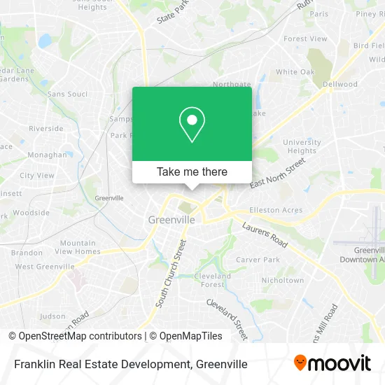Franklin Real Estate Development map