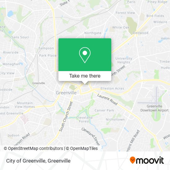 City of Greenville map