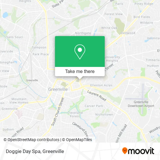 Doggie Day Spa map