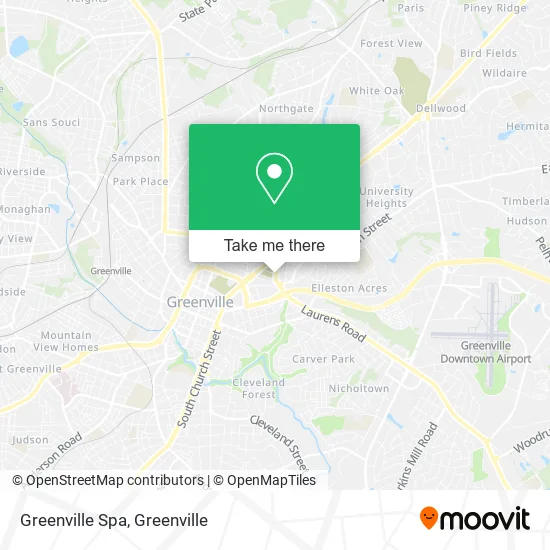 Greenville Spa map