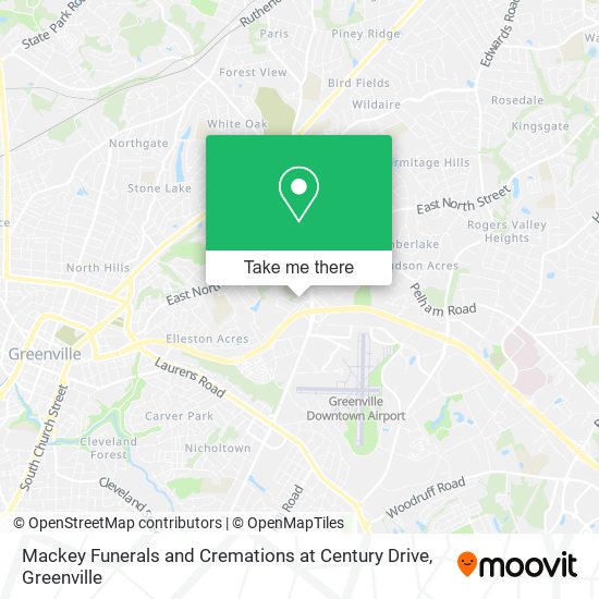 Mackey Funerals and Cremations at Century Drive map