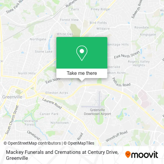 Mapa de Mackey Funerals and Cremations at Century Drive