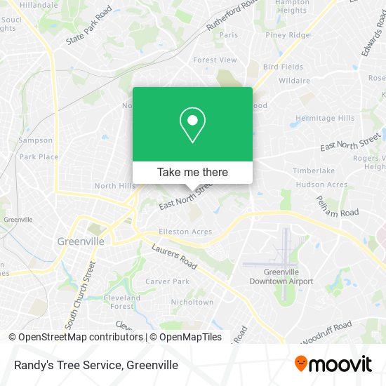 Randy's Tree Service map