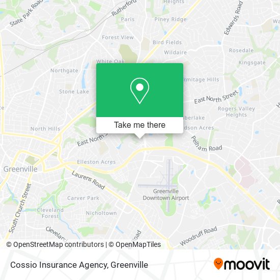 Mapa de Cossio Insurance Agency